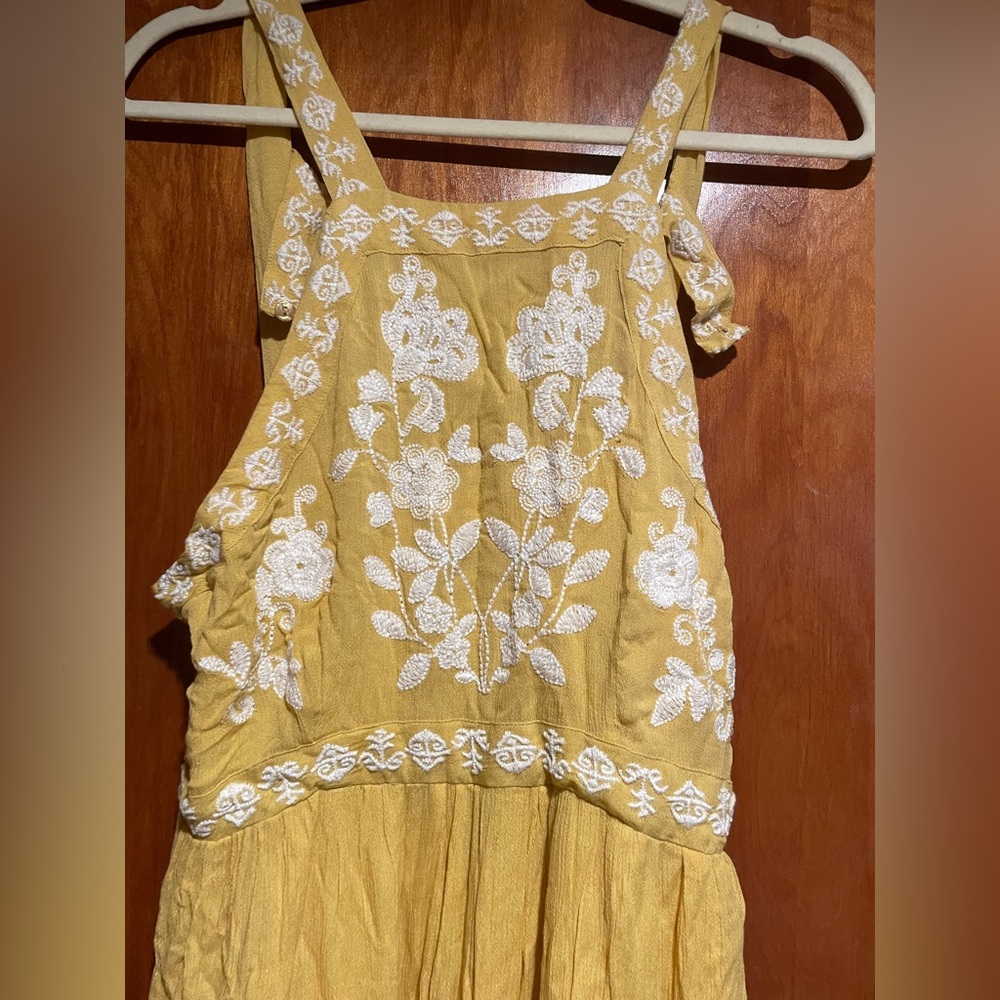 NWT yellow halter dress